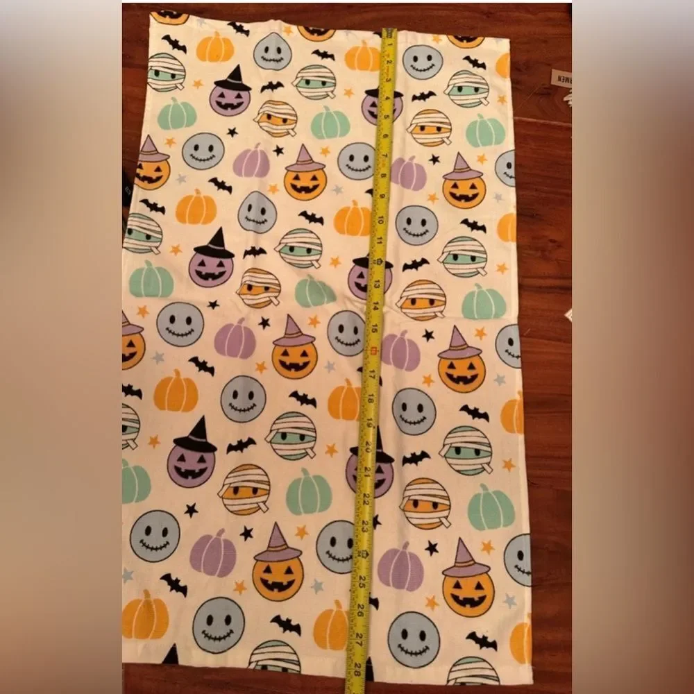 🎃 Casaba Halloween Kitchen Towel Set | Pumpkins, Ghosts & Bats